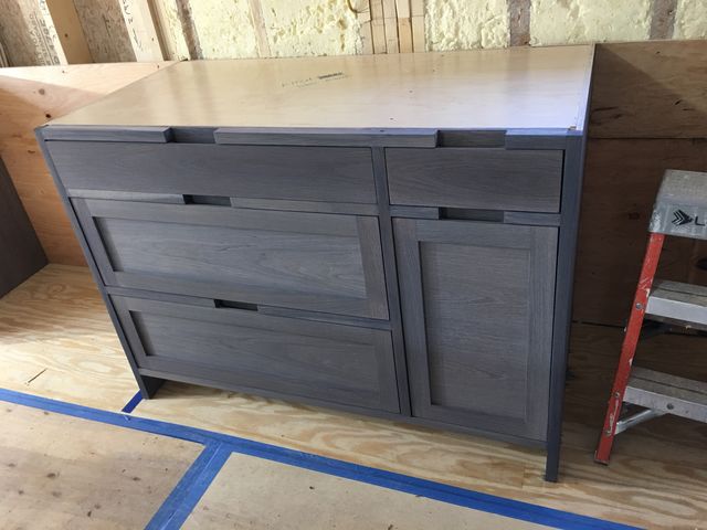 Dark cabinet in progress